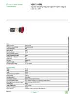 Datasheet for Schneider Electric XB6CV4BB, EAN: 3389110764505