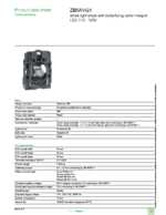 Datenblatt zu Schneider Electric ZB5AVG1, EAN: 3389110907858