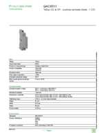 Datenblatt zu Schneider Electric GAC0511, EAN: 3389110707618