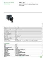 Datasheet for Schneider Electric XB5AJ53, EAN: 3389110903539