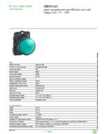 Datasheet for Schneider Electric XB5AVG3, EAN: 3389110903812