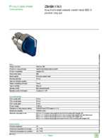 Datasheet for Schneider Electric ZB4BK1363, EAN: 3389110890860