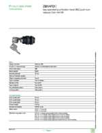 Datasheet for Schneider Electric ZB5AFDC, EAN: 3389110905427