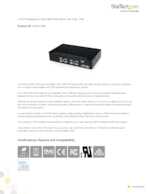 Datasheet for Startech.com SV431USB, EAN: 0065030787192
