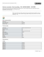 Datenblatt zu Phoenix Contact 1610759, EAN: 4046356276634