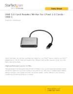 Datasheet for Startech.com CFASTRWU3C, EAN: 0065030871211