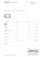 Datasheet for Gira 1002733, EAN: 4010337070214