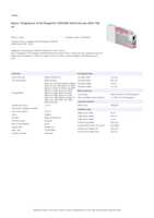 Datasheet for Epson C13T636300, EAN: 0010343870833
