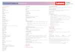 Datasheet for Lenovo 64B1GAT1EU, EAN: 0198156544872