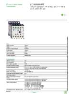 Datasheet for Schneider Electric LC1K09004P7, EAN: 3389110488470