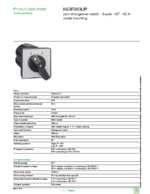 Datasheet for Schneider Electric K63F003UP, EAN: 3389110083378