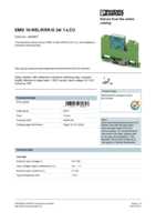Datasheet for Phoenix Contact 2942807, EAN: 4017918080853