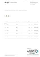 Datenblatt zu Gira 1463721, EAN: 4010337070597