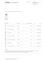 Datenblatt zu Gira 214501, EAN: 4010337081593
