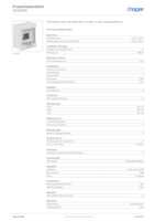 Datasheet for Hager VE106PN, EAN: 3250616450325