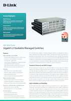 Datasheet for D-Link DGS-3630-52TC/SI, EAN: 0790069425615
