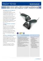 Datasheet for Datalogic TD1120-BK-90K1