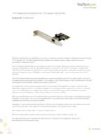 Datasheet for Startech.com ST1000SPEXI, EAN: 0065030861038