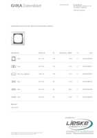 Datasheet for Gira 0211728, EAN: 4010337068754