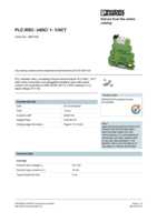 Datasheet for Phoenix Contact 2967109, EAN: 4017918156404