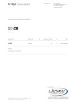 Datenblatt zu Gira 004900, EAN: 4010337049005