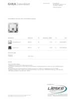 Datenblatt zu Gira 569503, EAN: 4010337463337