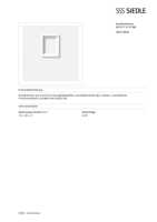 Datasheet for Siedle 200016830-01, EAN: 4015739168309