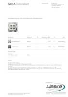 Datenblatt zu Gira 569903, EAN: 4010337463474