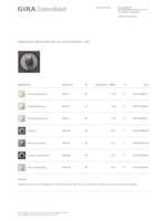 Datasheet for Gira 066628, EAN: 4010337666288