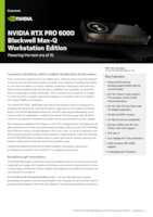 Datasheet for PNY VCNRTXPRO6000MQ-SB, EAN: 3536403403386