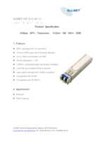 Datasheet for Allnet SFP-10G-LR-C, EAN: 4038816843302