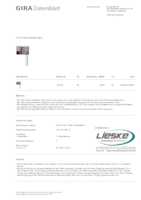 Datenblatt zu Gira 121000, EAN: 4010337210009