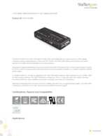 Datasheet for Startech.com SV411KUSB, EAN: 0065030822480