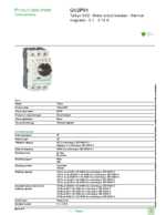 Datasheet for Schneider Electric GV2P01, EAN: 3389110213409