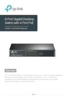 Datasheet for TP-Link TL-SG1008P, EAN: 1210002616690