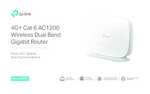 Datasheet for TP-Link ARCHER MR505(EU), EAN: 8885020621563