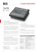 Datenblatt zu RCS Audio-Systems PMX-614, EAN: 4250458237930