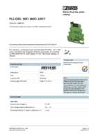 Datasheet for Phoenix Contact 2980144, EAN: 4017918727499
