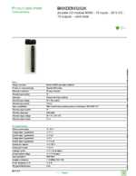 Datasheet for Schneider Electric BMXDDM3202K, EAN: 3595863910636