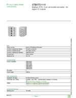 Datasheet for Schneider Electric STBXTS1110, EAN: 3595862053662