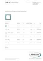 Datasheet for Gira 0211395, EAN: 4010337074434