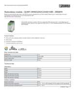 Datasheet for Phoenix Contact 2902879, EAN: 4046356698276