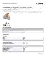 Datasheet for Phoenix Contact 2903315, EAN: 4046356732178