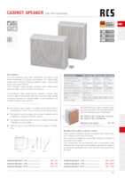 Datenblatt zu RCS Audio-Systems BC-110, EAN: 4250458225500