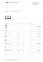 Datenblatt zu Gira 109223, EAN: 4010337084099