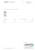 Datenblatt zu Gira 514500, EAN: 4010337086895