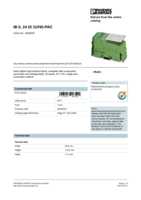 Datasheet for Phoenix Contact 2862835, EAN: 4017918907594