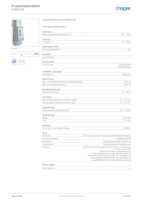 Datasheet for Hager EMS005, EAN: 3250612339921