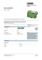 Datasheet for Phoenix Contact 2861661, EAN: 4017918894504