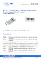 Datasheet for Allnet ALL-MC115-VDSL-DIN, EAN: 4038816015754